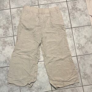 H&M Women's Tan Wide Leg Pants